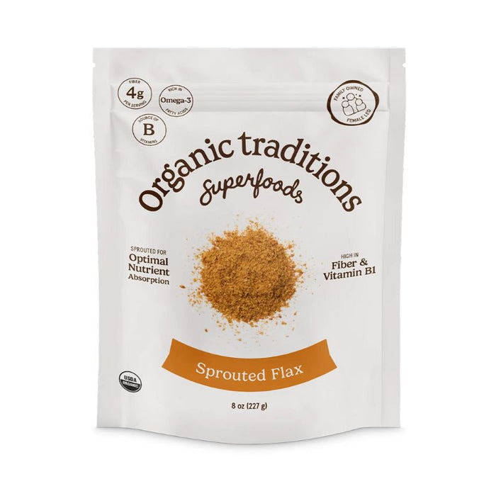 Organic Traditions Sprouted Flax Seed Powder 227g
