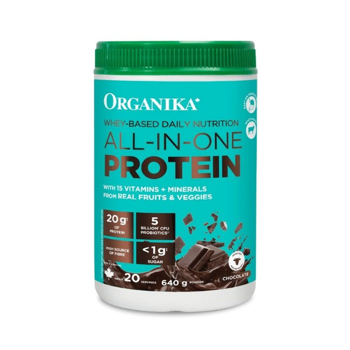 Organika Protein Whey All In One Chocolate 640 GRAMS