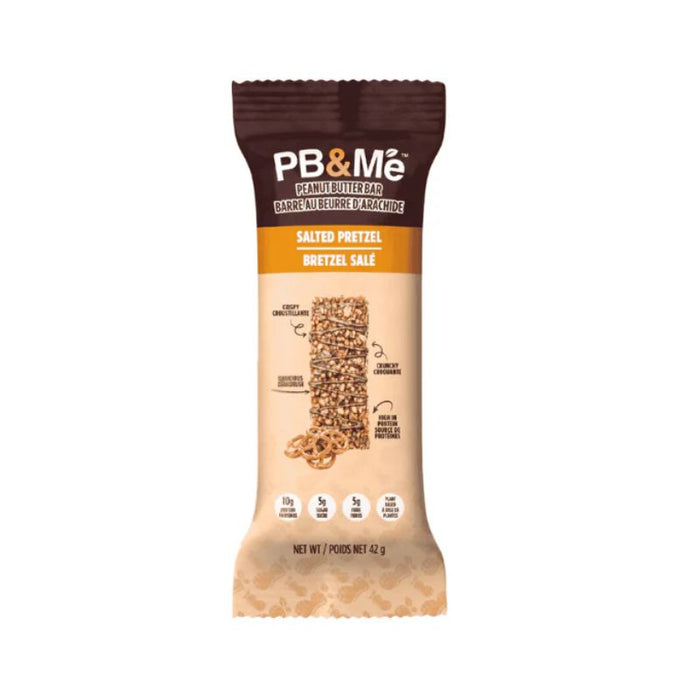 Pb & Me Protein Snack Bar Salted Pretzel 42g