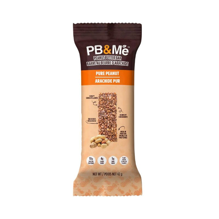 Pb & Me Protein Snack Bar Pure Peanut 42g