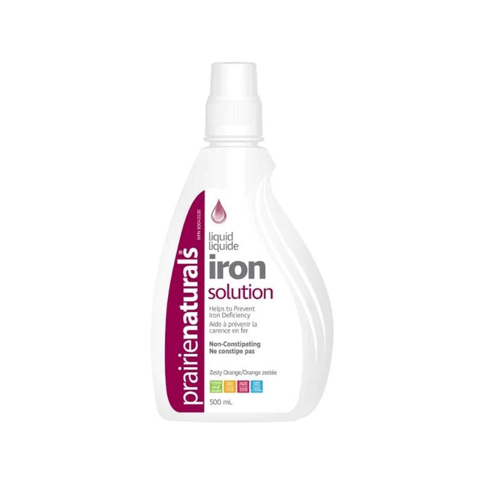 Prairie Naturals Liquid Iron Solution 500ml