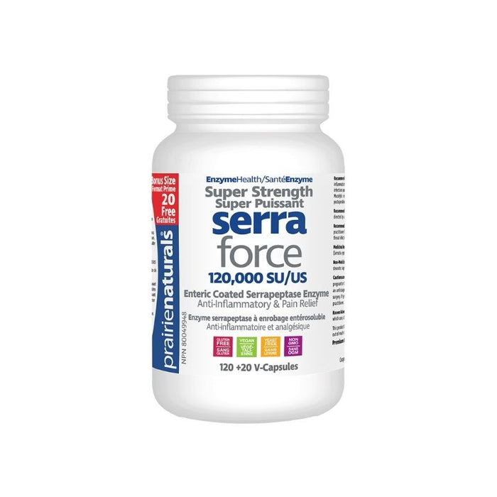 Prairie Naturals Serra Force Bonus 140Caps