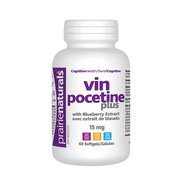 Prairie Naturals Vinpocetine 15Mg 60 softgels