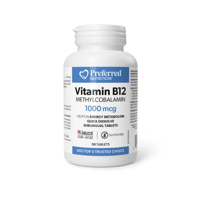 Preferred Nutrition Vitamin B12 1000Mg 90 tablets