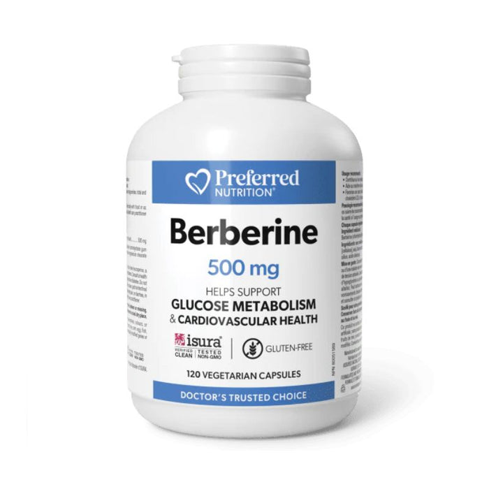 Preferred Nutrition Berberine 120 vegi caps