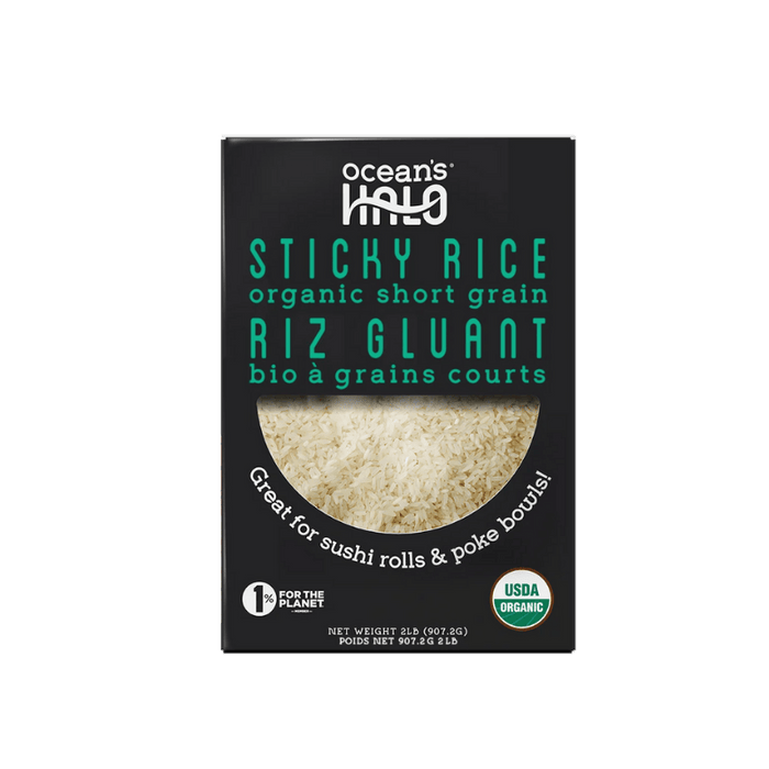 Organic Sticky Rice Ocean's Halo 907.2g