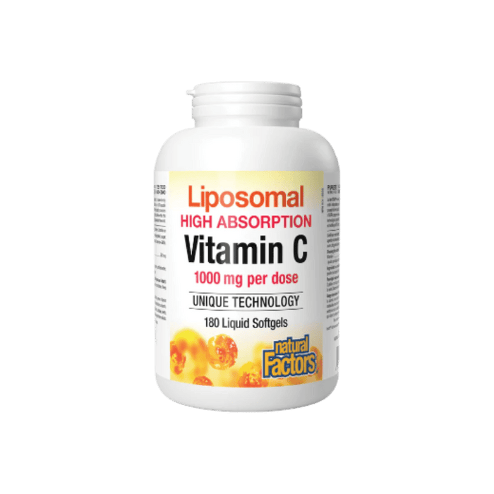 Liposomal Vitamin C 1000mg Natural Factors 180 Softgels