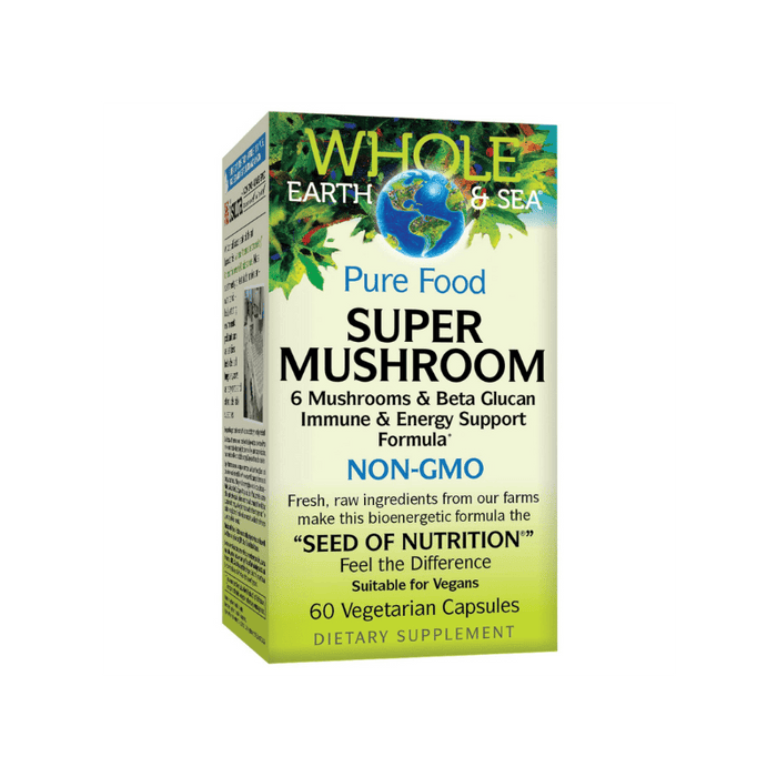 Super Mushroom Whole Earth & Sea 60 Vegetarian Capsules