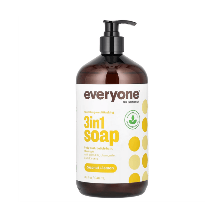 3-in-1 Liquid Soap Coconut Lemon Everyone 946ml