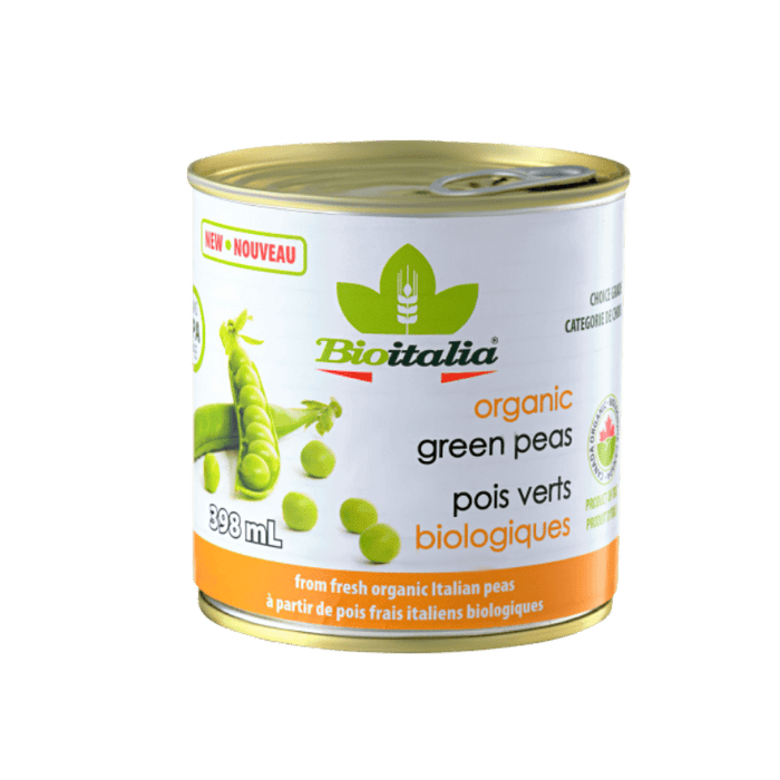 Organic Green Peas Bioitalia 398ml