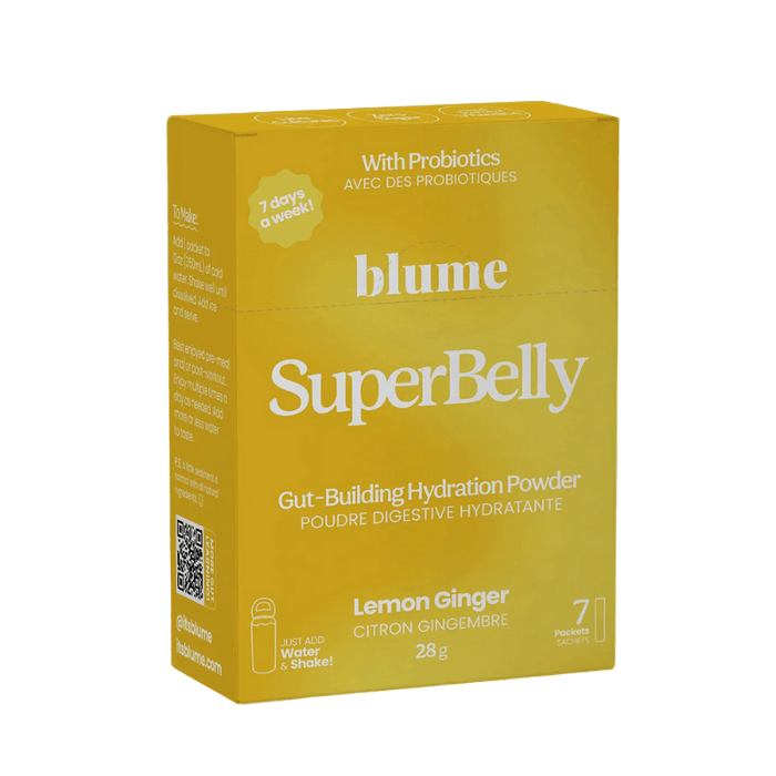 Superbelly Lemon Ginger Hydration Powder Blume 7 Pack