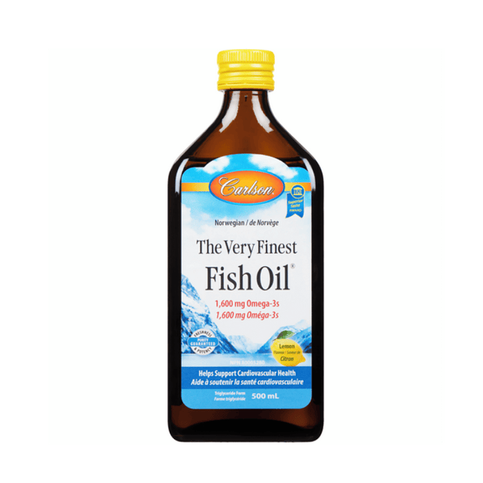 Very Finest Fish Oil Lemon Carlson 500ml