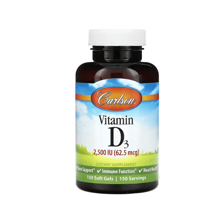 Vitamin D 2500Iu Carlson 150 Softgels