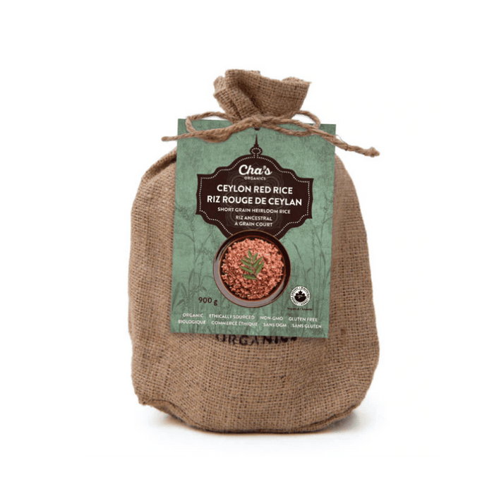 Ceylon Red Rice Short Grain Heirloom Cha's 900g