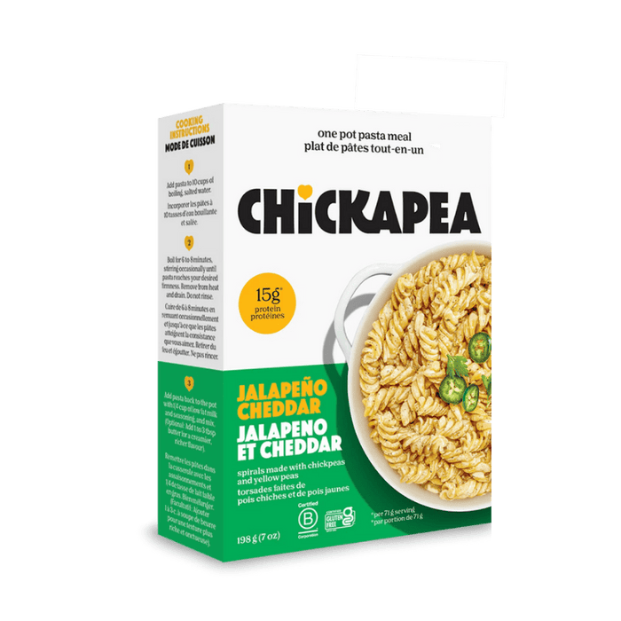 Gluten-Free Pasta One Pot Jalapeno Cheddar Chickapea 198g