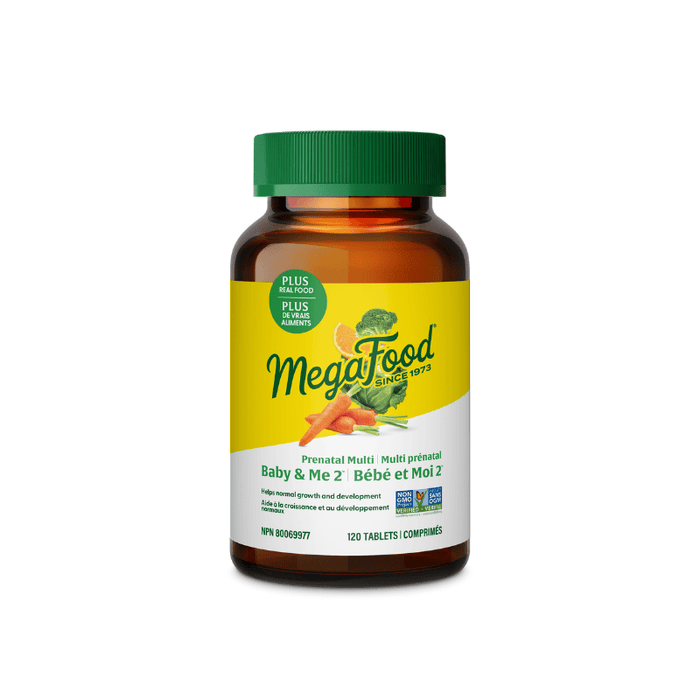 Megafood Baby & Me 2 Prenatal Multivitamin 120 Tablets