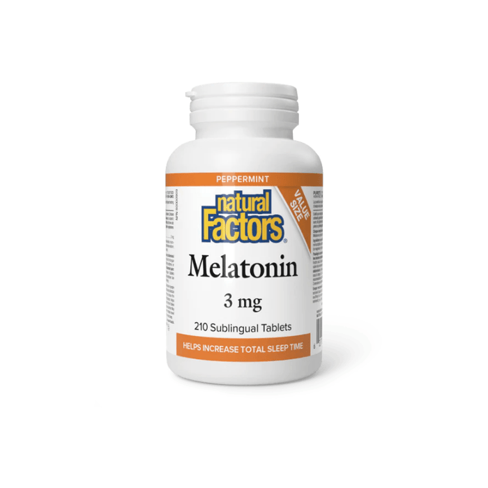 Natural Factors Melatonin 3Mg 210 Sublingual Tablets