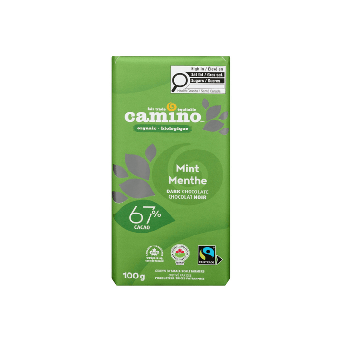 Camino Chocolate Bar Mint 67% Dark 100g