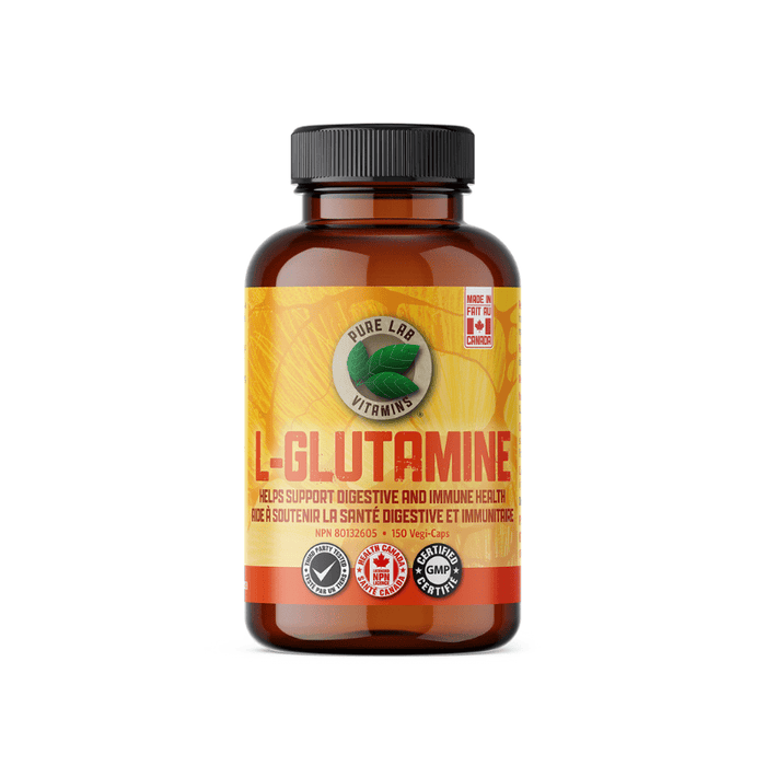 Pure Lab Vitamins L-Glutamine 500Mg 150 Capsules