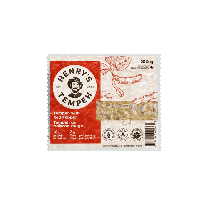 Henry's Tempeh Red Pepper 250g