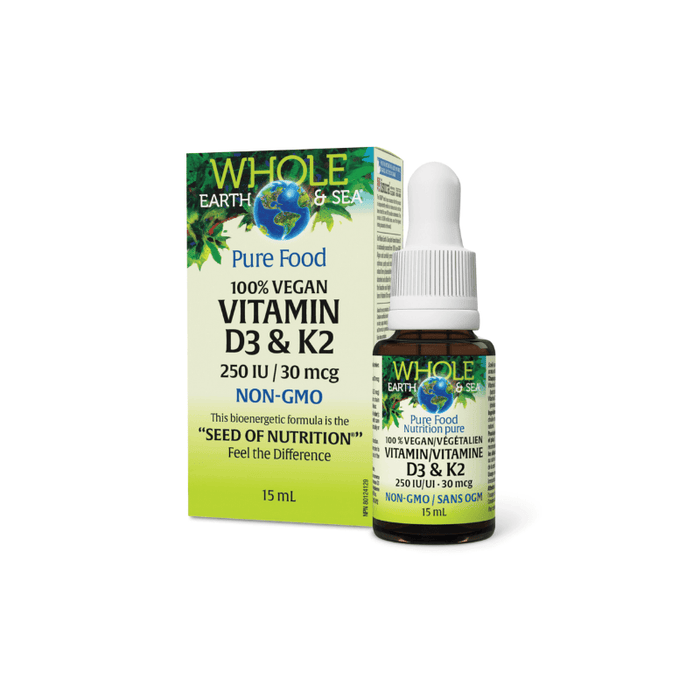 Whole Earth And Sea D3&K2 Vegan 15ml