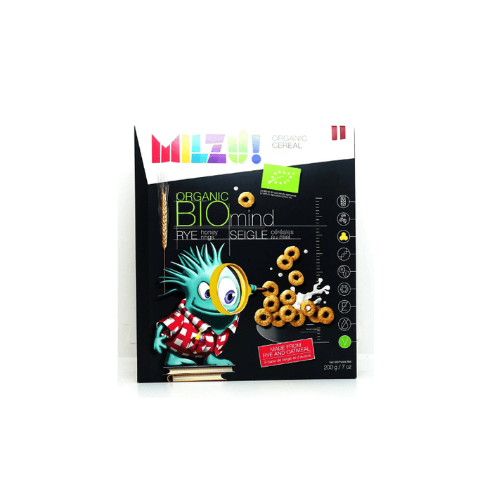 Milzu Cereal Rings With Honey Org 200g