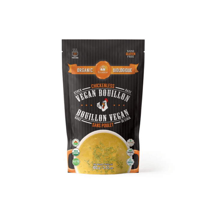 Ecoideas Bouillon Vegan Chickenless Organic 100g