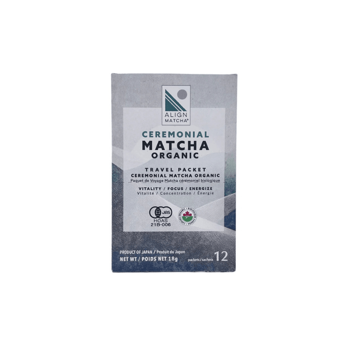 Align Matcha Organic Travel Packets 12 Pack
