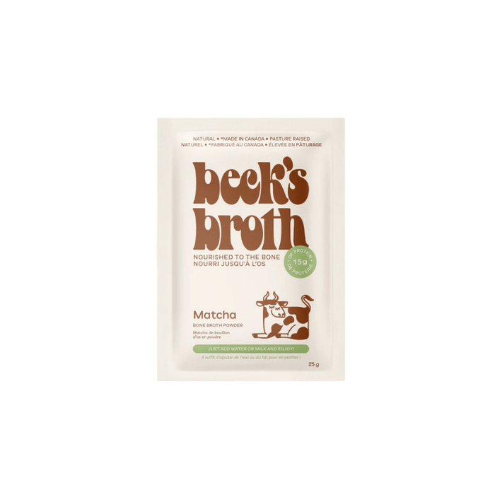 Beck's Broth Protein Matcha Latte 25g