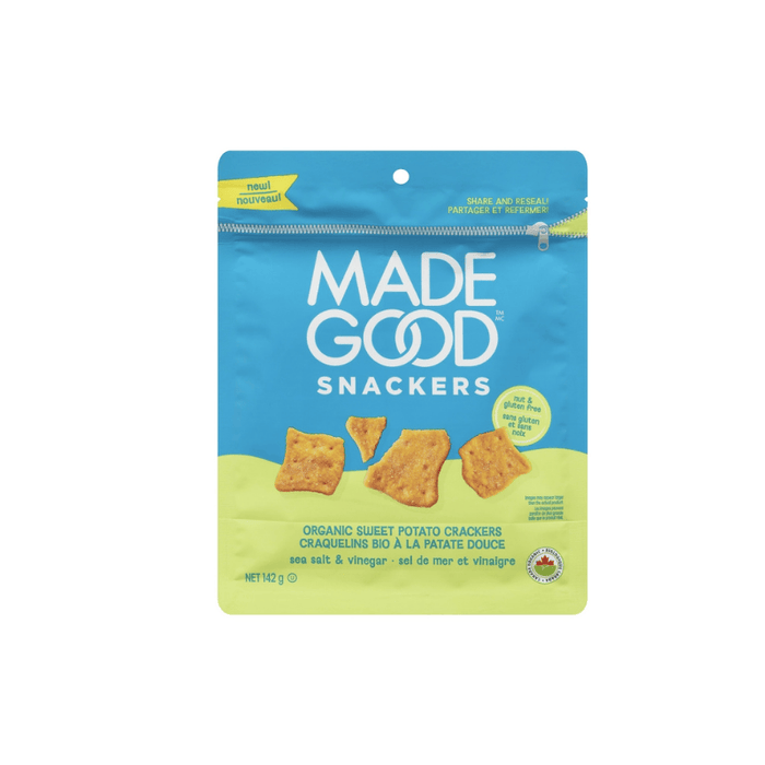 Made Good Sweet Potato Snackers Salt & Vinegar 142g