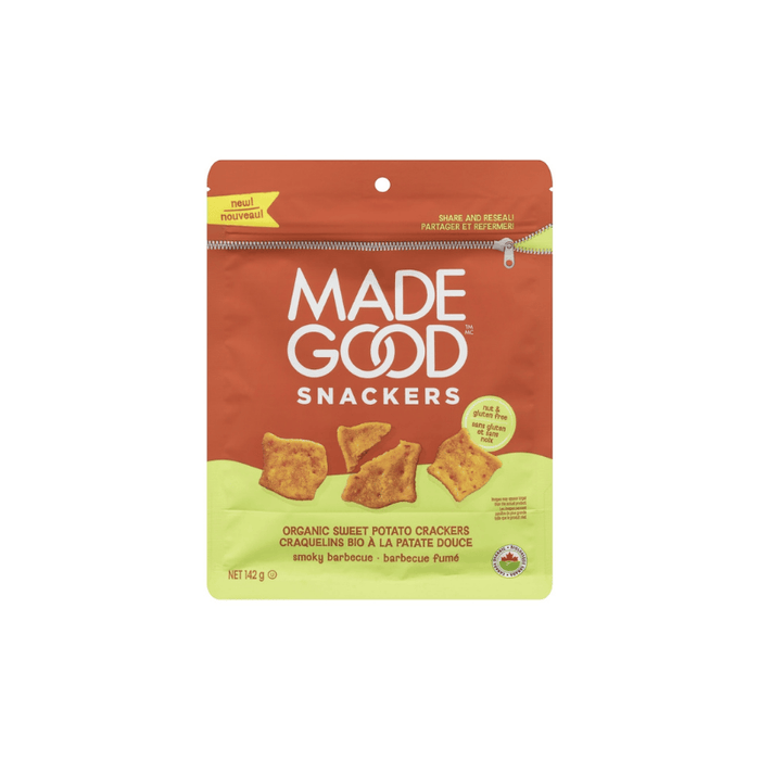 Made Good Sweet Potato Snackers Smoky BBQ 142g