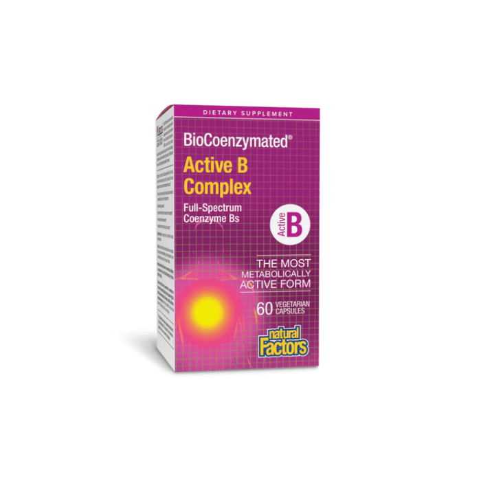 Natural Factors Active B Complex 60 Vegetarian Capsules