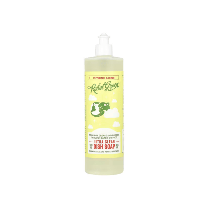 Rebel Green Dish Peppermint Lemon 473ml