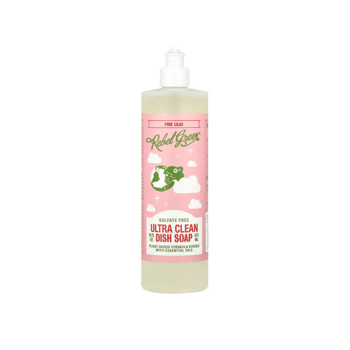Rebel Green Dish Soap Pink Lilac 473ml