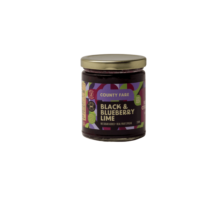 County Fare Black & Blueberry Lime Spread 250ml