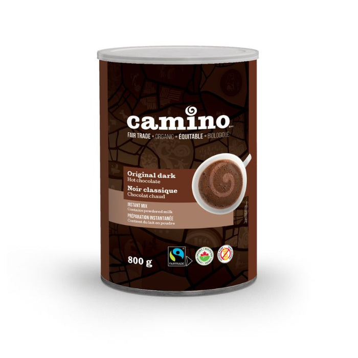 Camino Hot Chocolate Original Dark Organic Family Size 800g