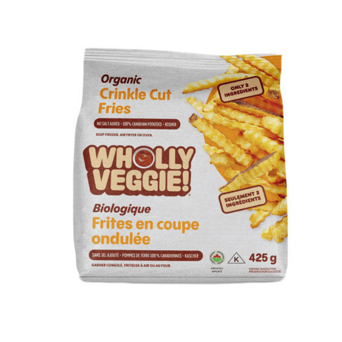 Crinkle Cut Fries Wholly Veggie 425g