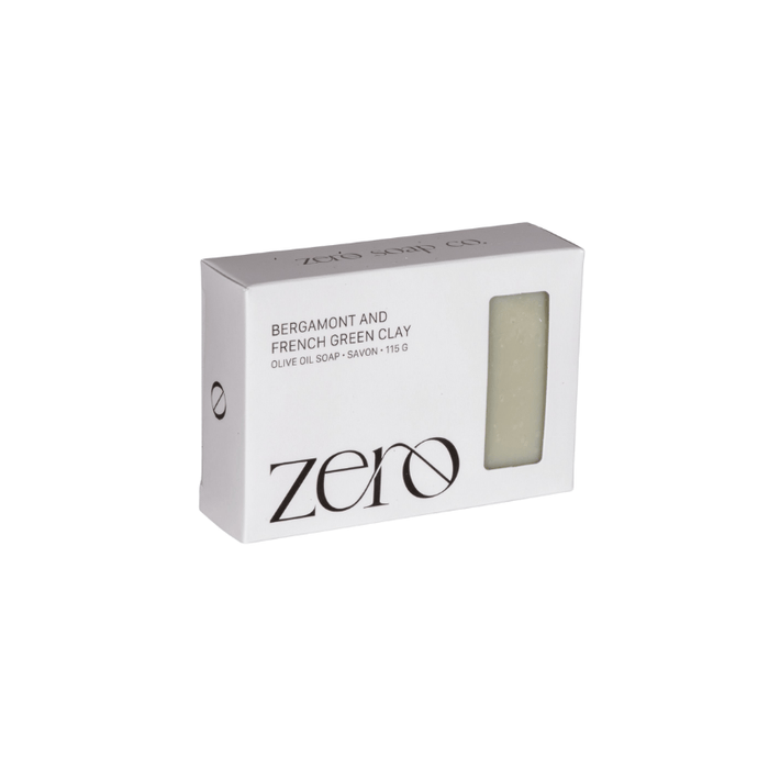 Zero Soap Bergamot And French Green Clay 115g