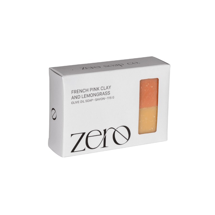 Zero Soap Pink Clay And Lemongrass 115g