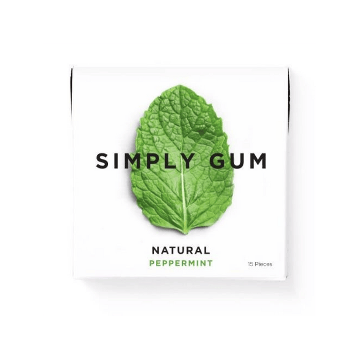 Simply Gum Peppermint 15 Pieces