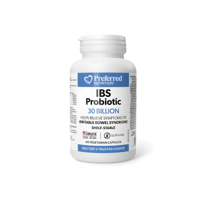 IBS Probiotic 30 Billion Preferred Nutrition 45 Capsules