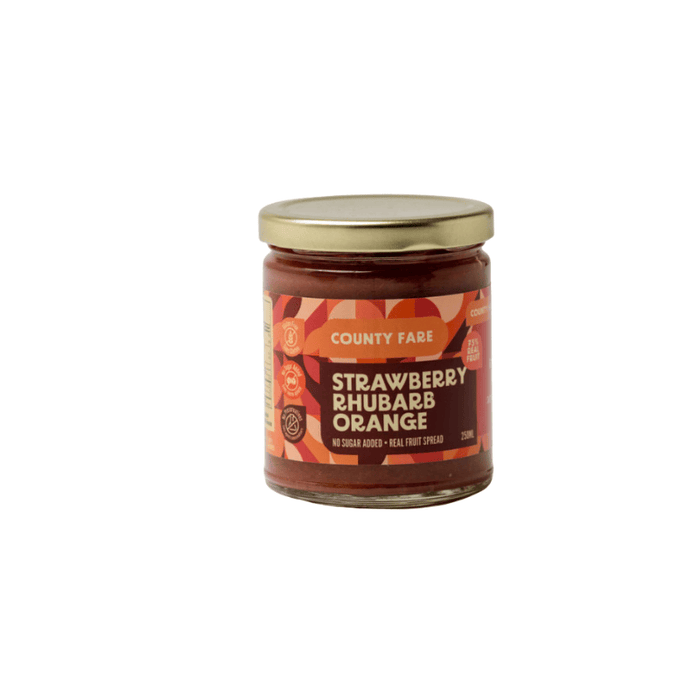 County Fare Strawberry Rhubarb Orange Spread 250ml