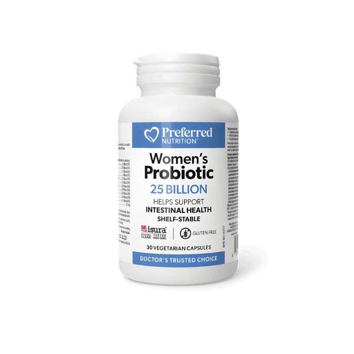 Women's Probiotic 25 Billion Preferred Nutrition 30 Capsules