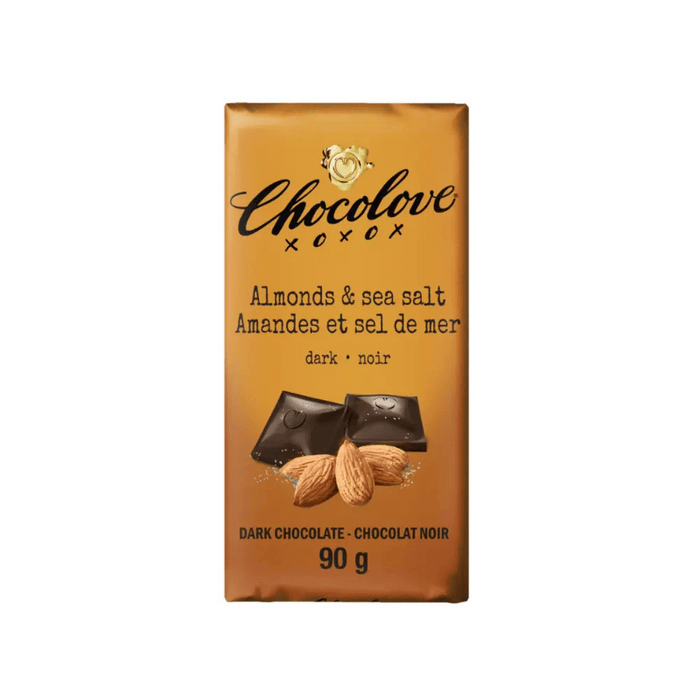 Almonds & Sea Salt Chocolate Bar Chocolove 90g