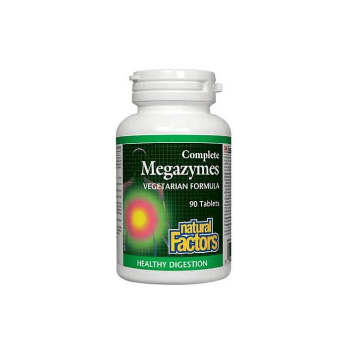 Complete Megazymes Natural Factors 90 Tablets