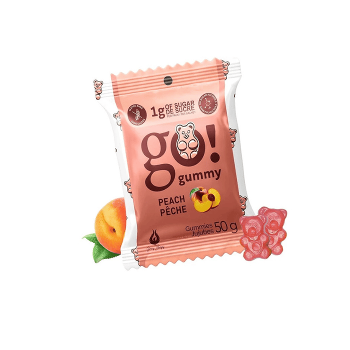 Go Nutrition Gummies Peach 50g