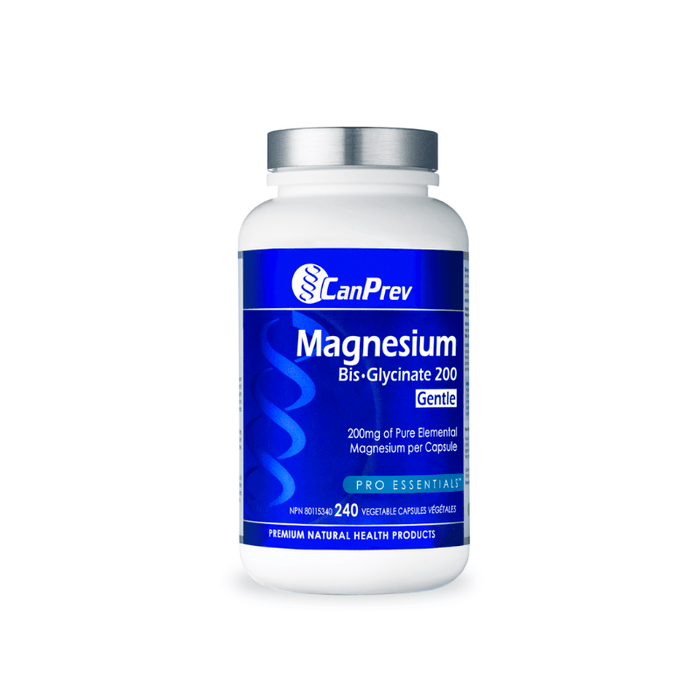 Canprev Magnesium Bisglycinate 200mg Gentle 240 Capsules
