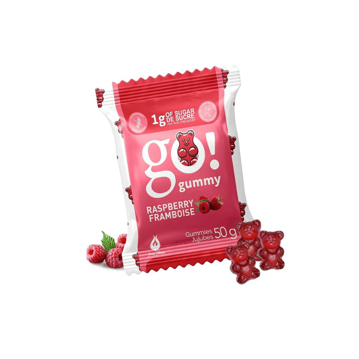 Go Nutrition Gummies Raspberry 50g