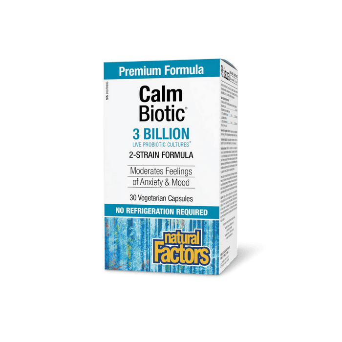 Calm Biotic 3 Billion Probiotic Natural Factors 30 Capsules