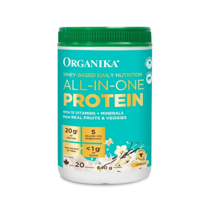 Organika Protein Whey All In One Vanilla 640 GRAMS